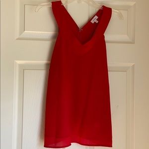 Red Pixley tank top, size large